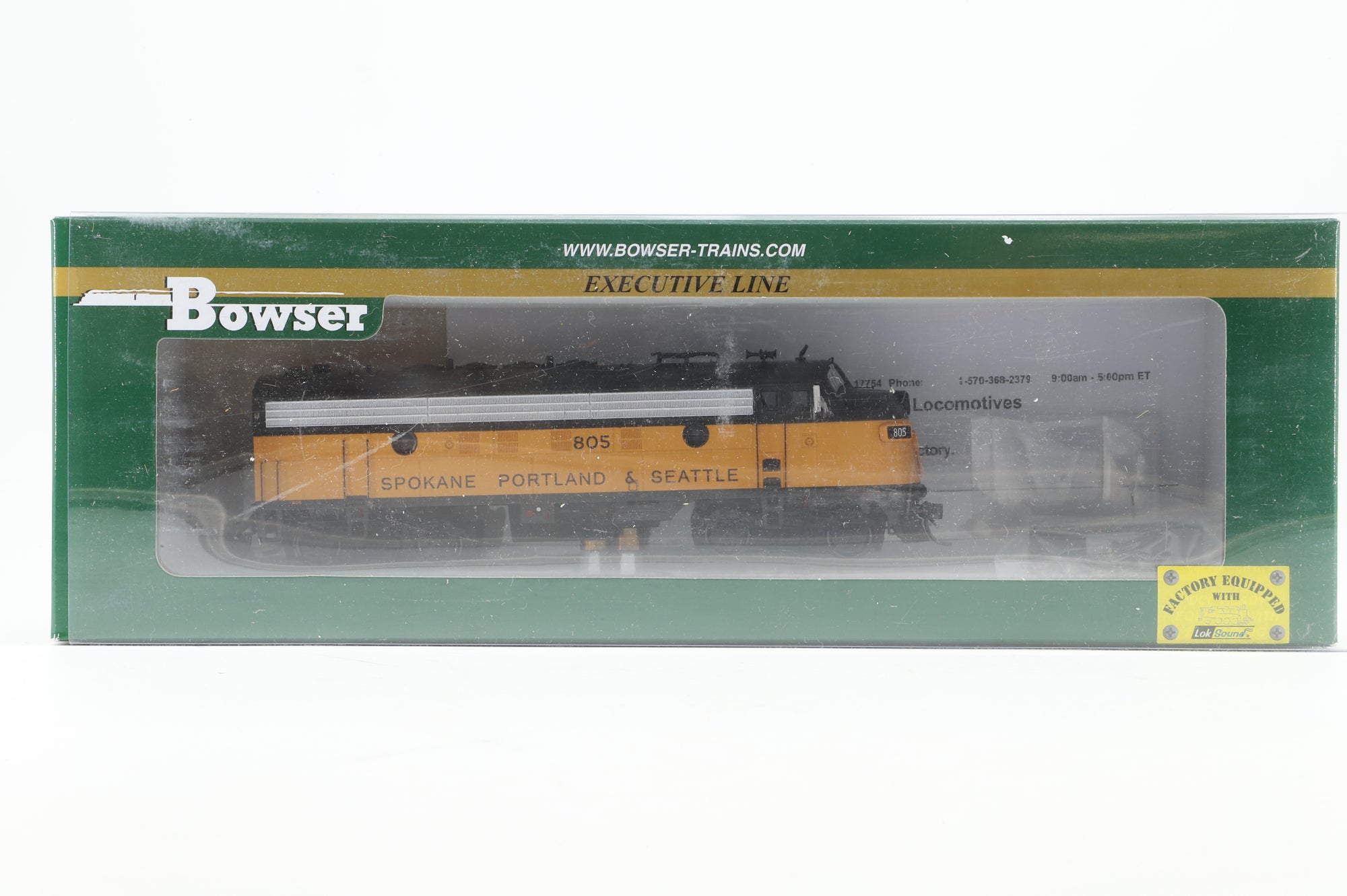 Bowser HO 24075 F-7A Spokane Portland & Seattle '805', DCC Sound