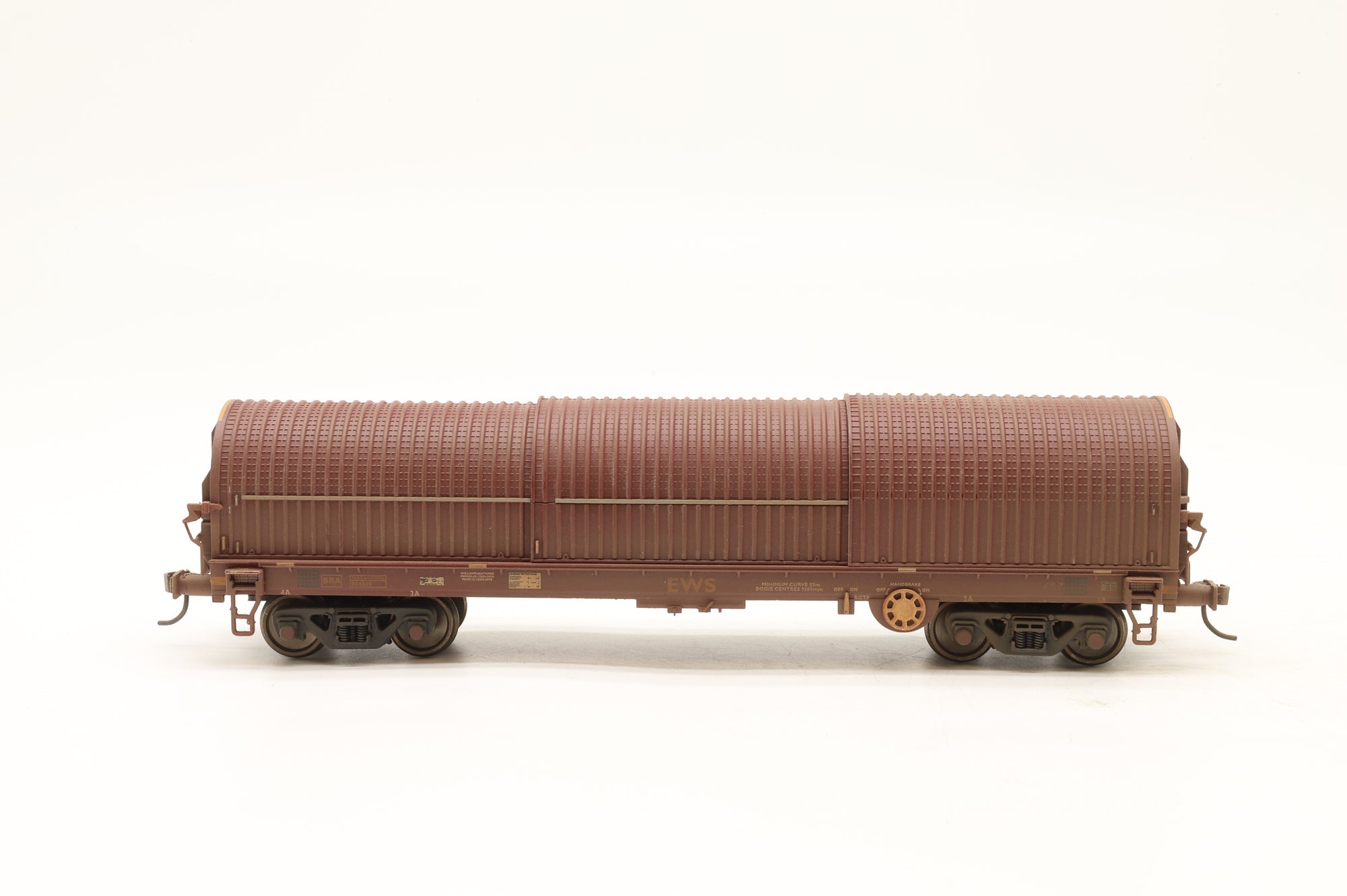 Bachmann OO Rake of 6x BRA Wagons in EWS Liveries – Weathered