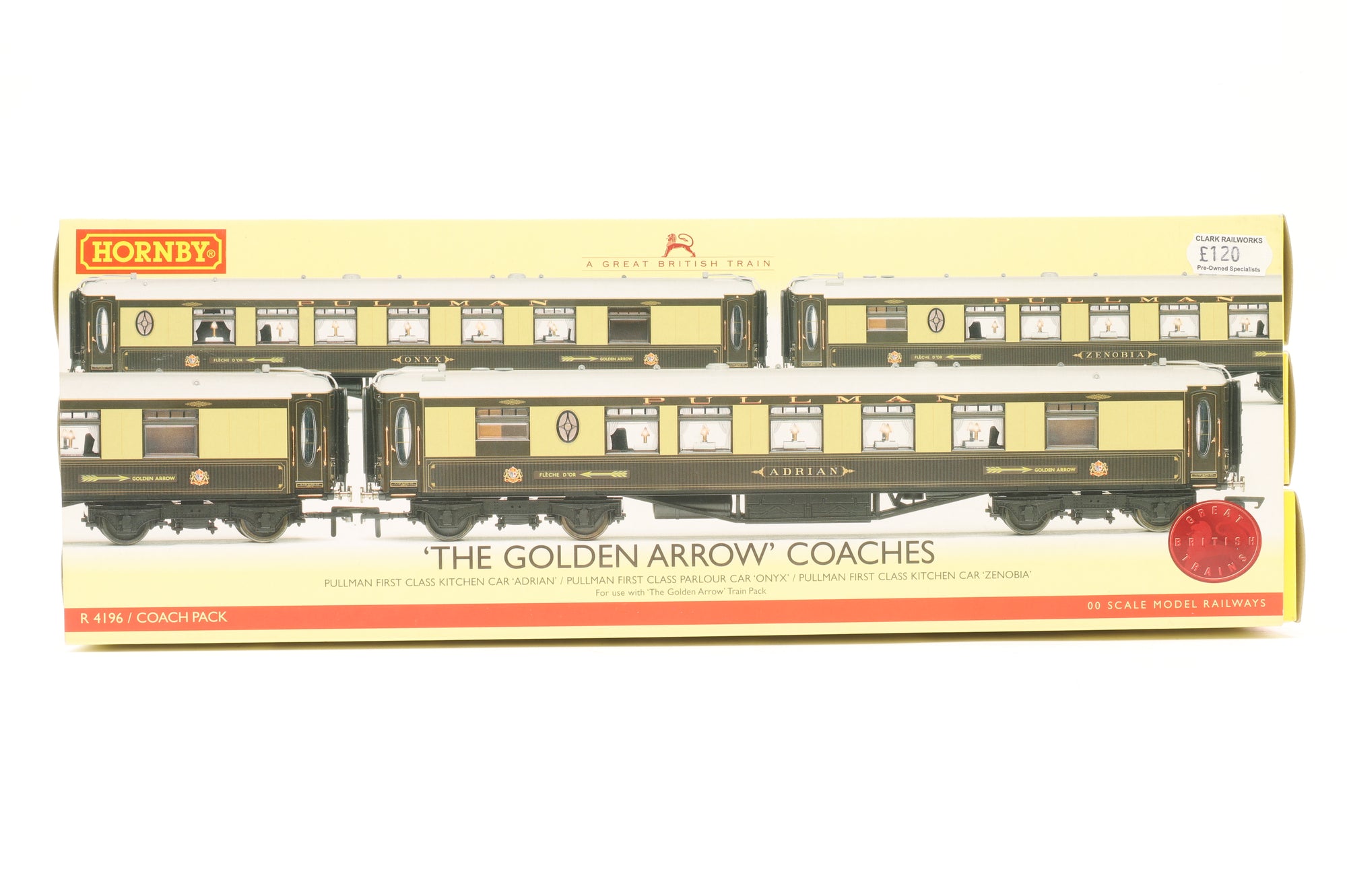 Hornby OO R4196 'The Golden Arrow' Coach Pack