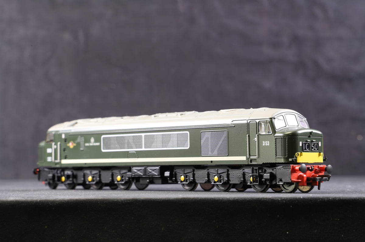 Bachmann OO 32-682 Class 45/0 D53 &#39;Royal Tank Regiment&#39; BR Green Small Yellow Panels, DCC Sound