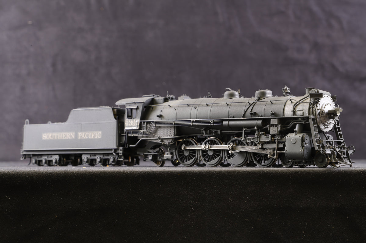 Alco Models HO Brass Southern Pacific 4-8-2 MT-2 &#39;4390&#39; Steam Locomotive, Weathered