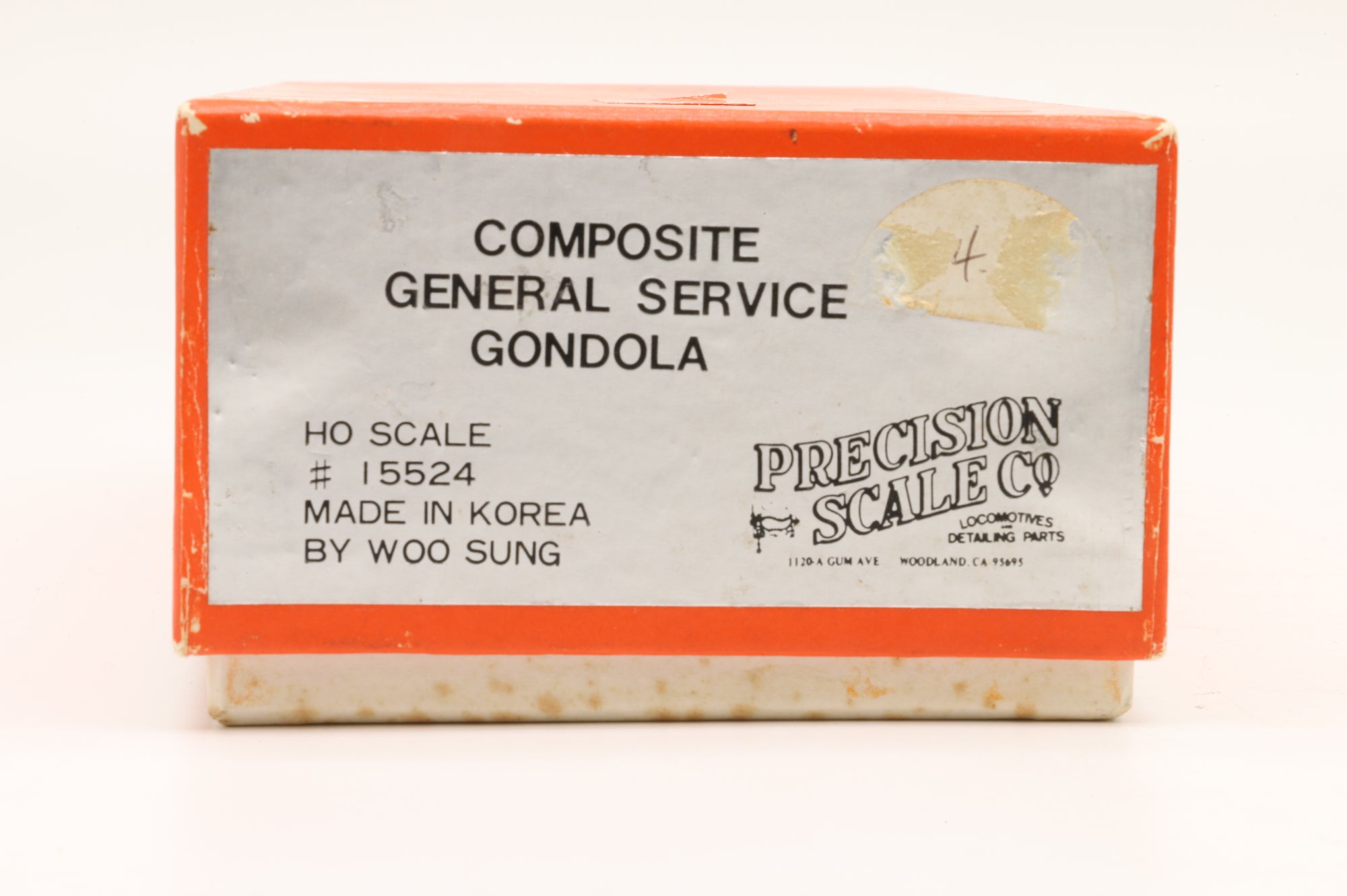 Precision Scale Co./Iron Horse Models HO Brass 15524 Composite General Service Gondola Unpainted