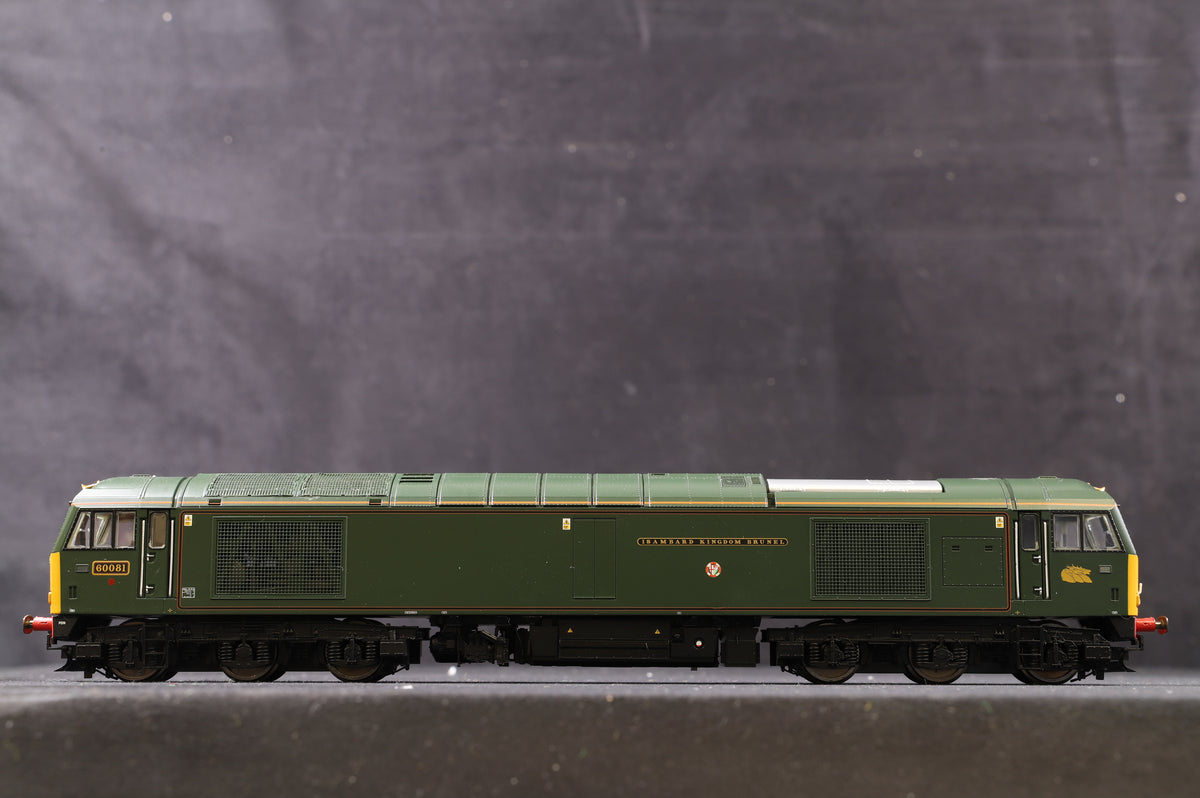 Hornby OO R2604 Class 60 &#39;60081&#39; &#39;Isambard Kingdom Brunel&#39; GWR Brunswick Green, Rail Exp. Ltd Ed, DCC Sound