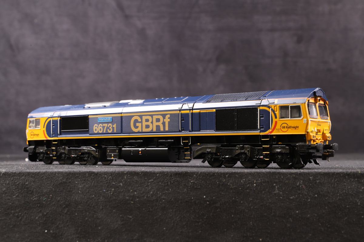 Bachmann OO 32-980 Class 66 &#39;66731&#39; &#39;interhubGB&#39; GBRf Europorte