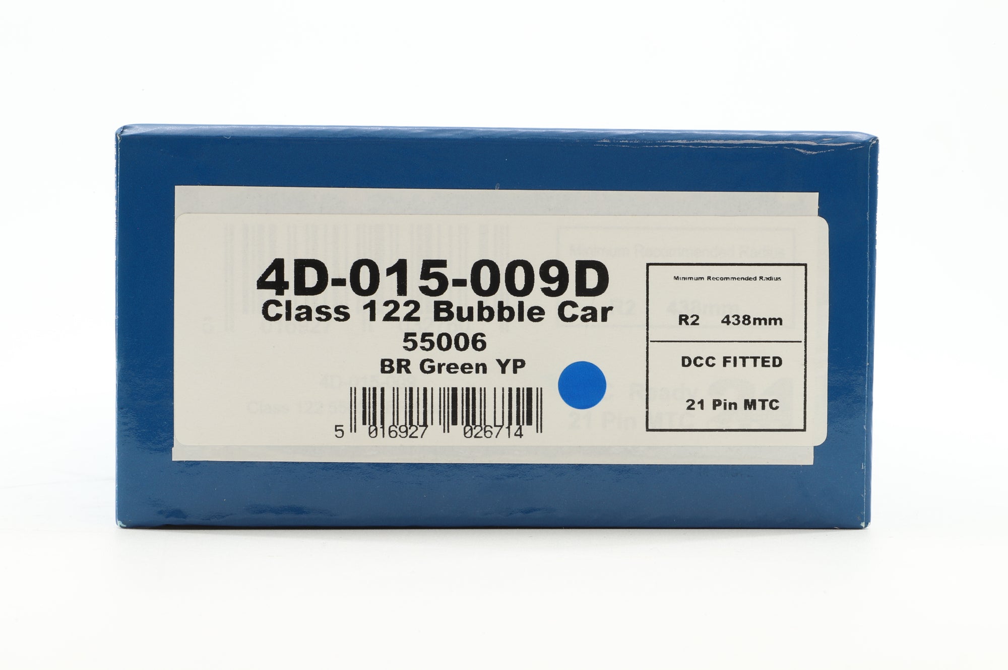 Dapol OO 4D-015-009D Class 122 Bubble Car '55006' BR Green YP DCC Fitted