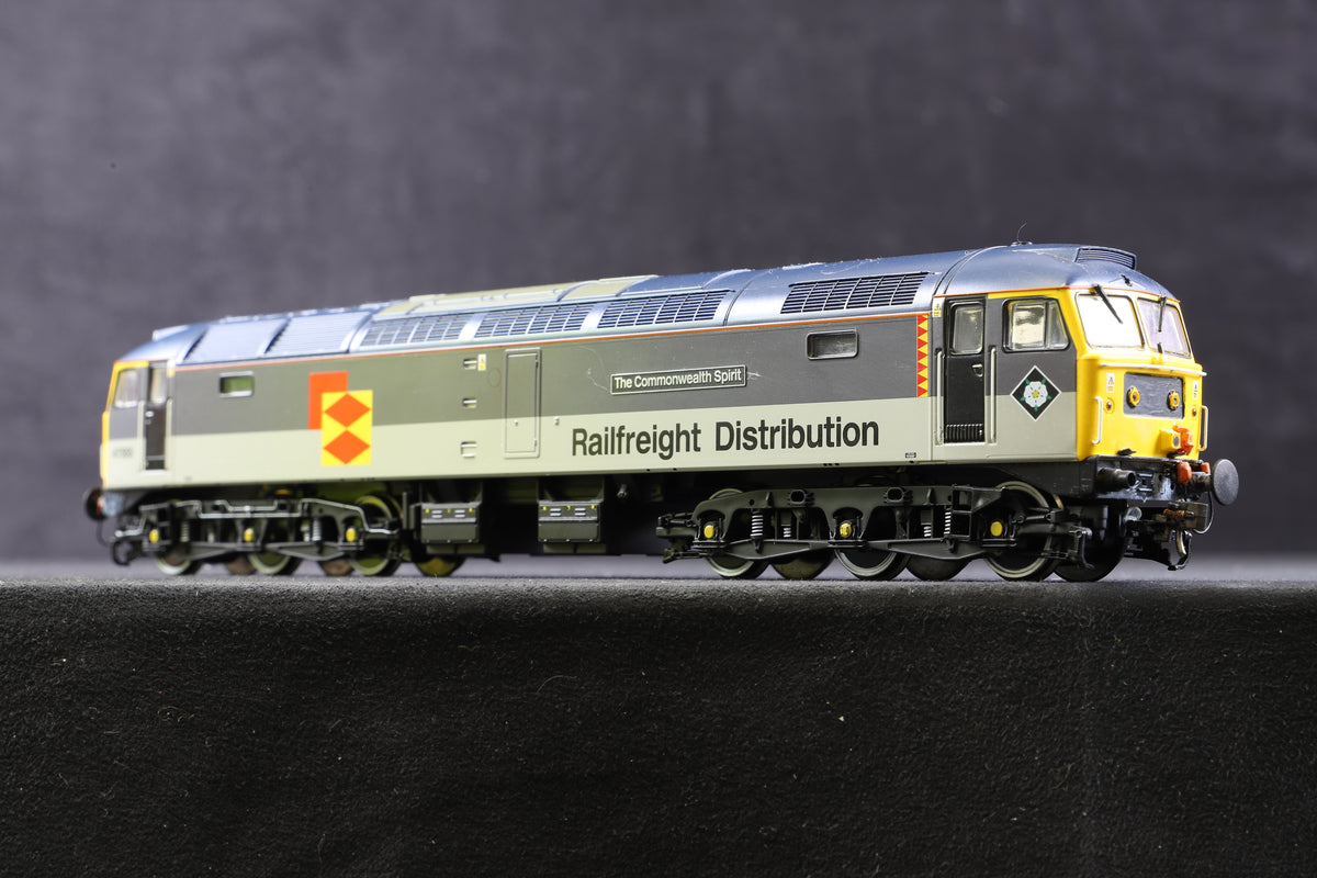 ViTrains OO V2109 Class 47 &#39;47555&#39; &#39;The Commonwealth Spirit&#39; Railfreight Distribution, DCC Sound