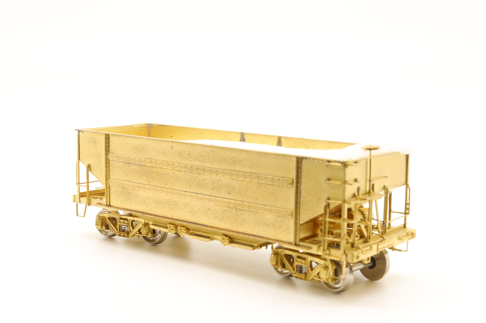 Overland Models HO Brass #32516-33499 Eria Ribbed-Side Hopper Unpainted