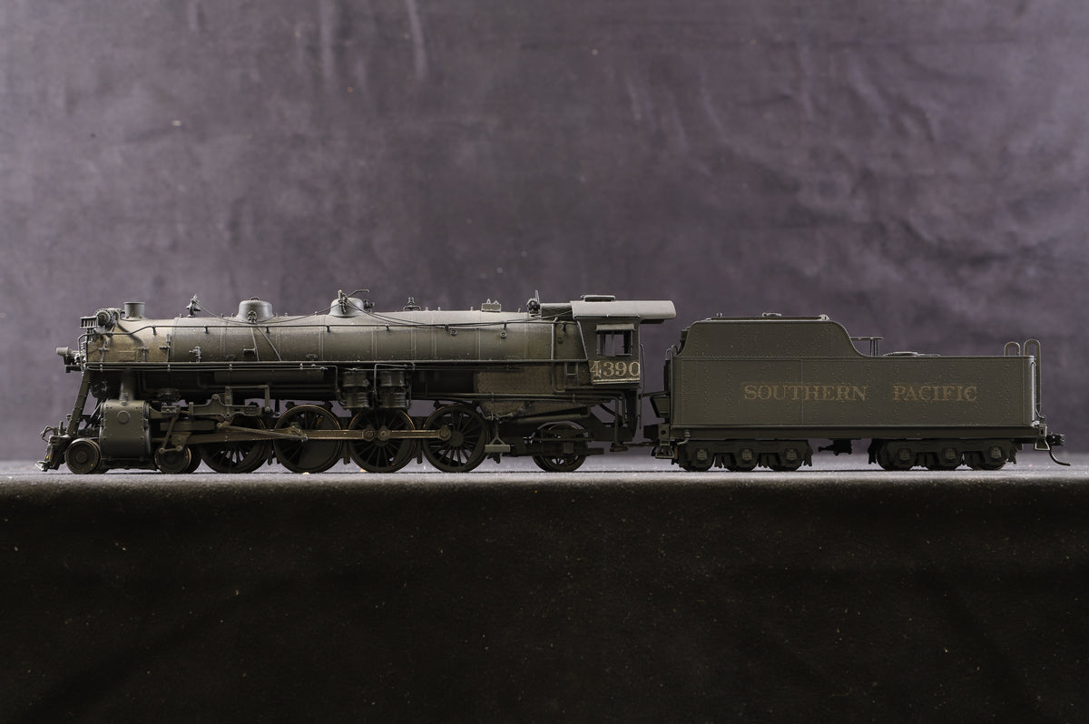 Alco Models HO Brass Southern Pacific 4-8-2 MT-2 &#39;4390&#39; Steam Locomotive, Weathered