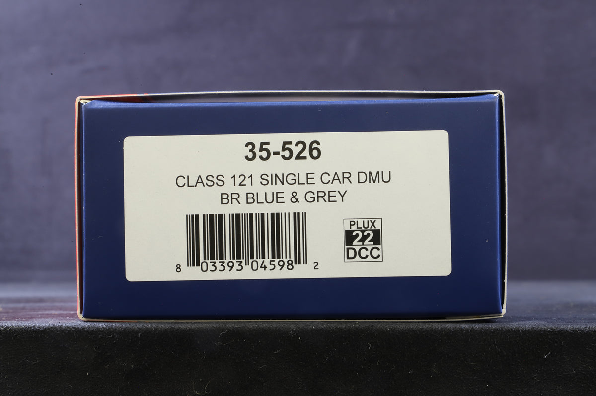 Bachmann OO 35-526 Class 121 Single Car DMU in BR Blue/Grey