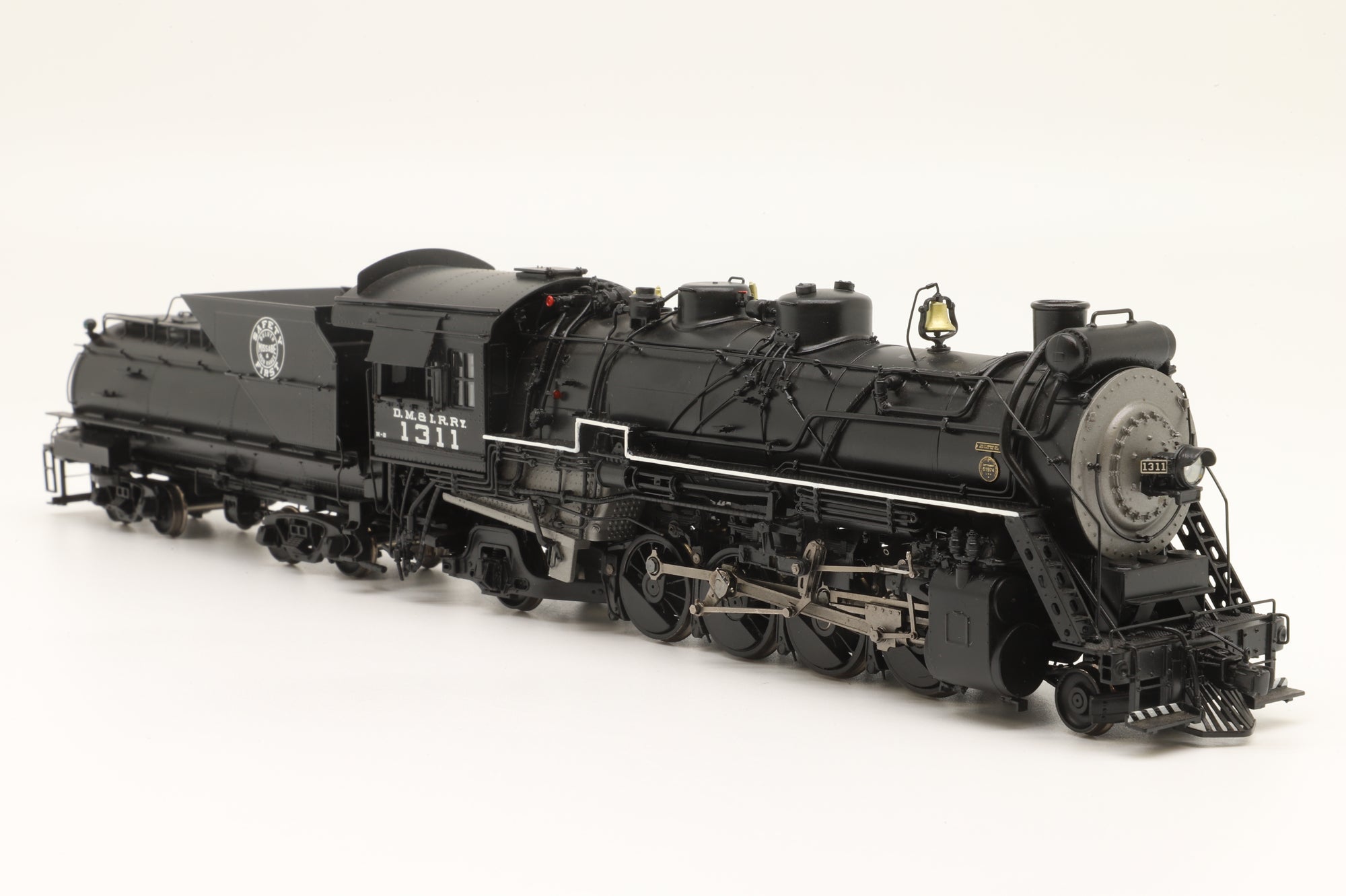 Iron Horse Models/Precision Scale Co. HO PSC #17048-1 DM&IR 2-8-2 N2 Class '1311', Factory Painted Brass