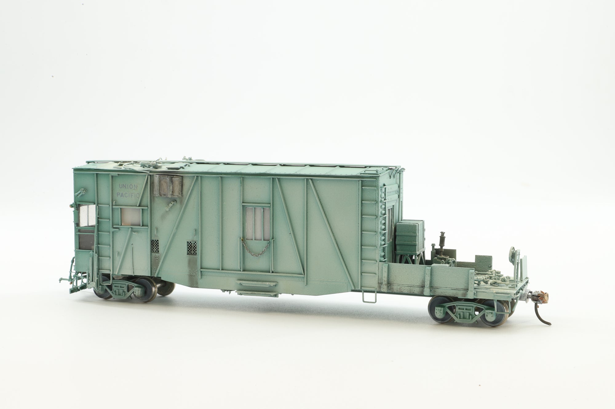 Overland Models HO Brass OMI-1304 MOW PRR Weed Sprayer set of 3 cars Painted by HH as PRR ex UP