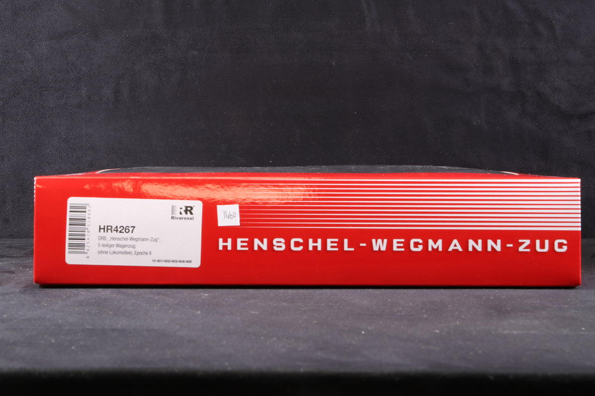 Rivarossi HO HR4267 Henschel-Wegmann-Zug 5 Coach DRB Set