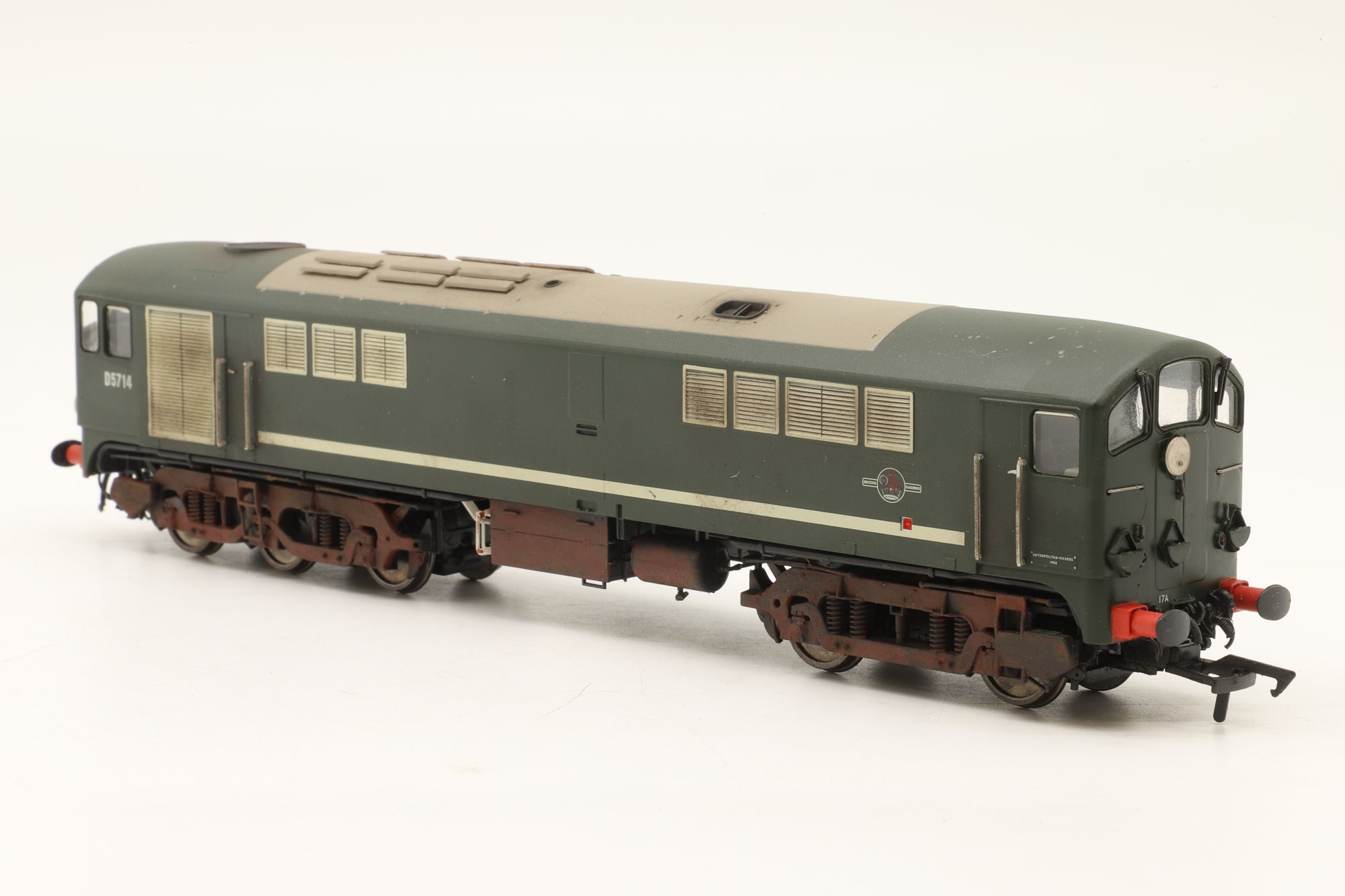 Heljan OO 2810 Class 28 Co-Bo Diesel 'D5714' Full BR Green Weathered