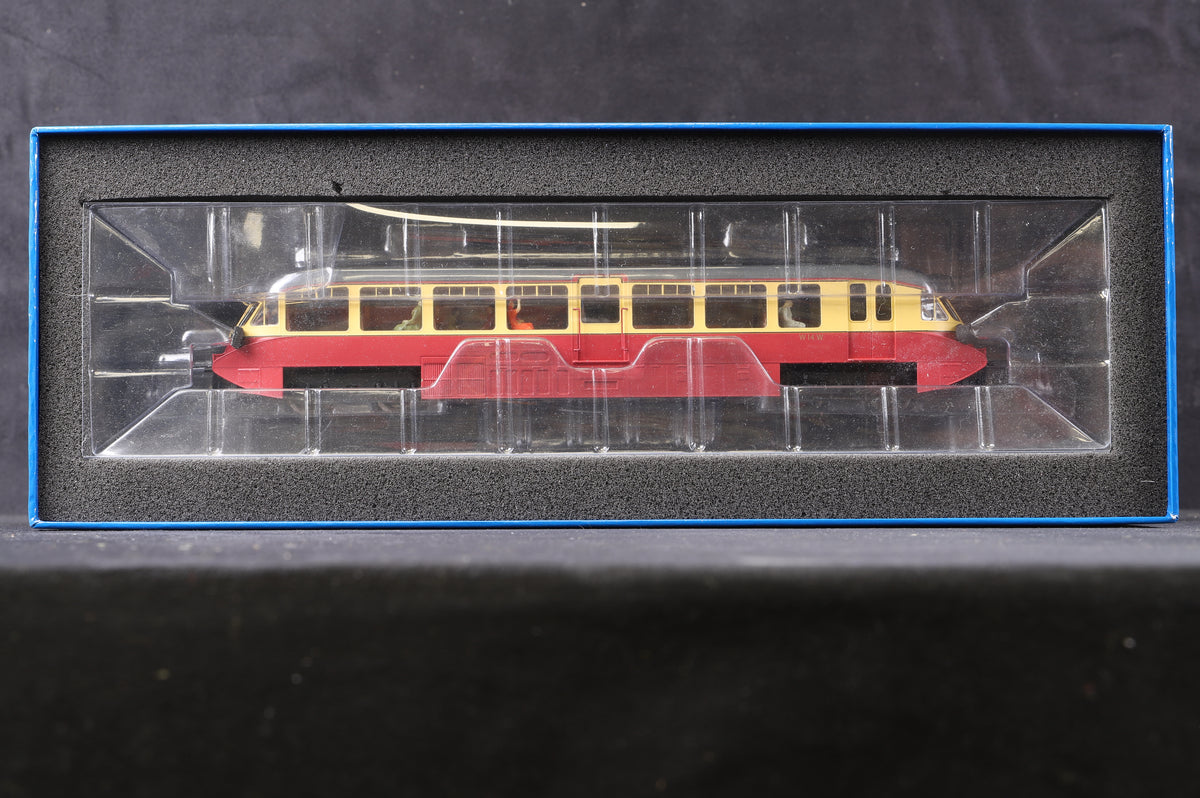 Dapol OO 4D-011-003 Streamlined Railcar &#39;W14&#39; BR Lined Carmine &amp; Cream, DCC Fitted