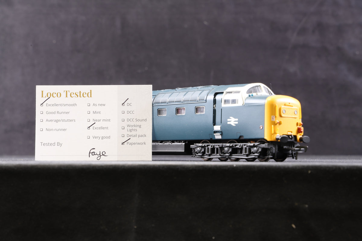 Bachmann OO 32-527 Class 55 Deltic &#39;55012&#39; &#39;Crepello&#39; BR Blue