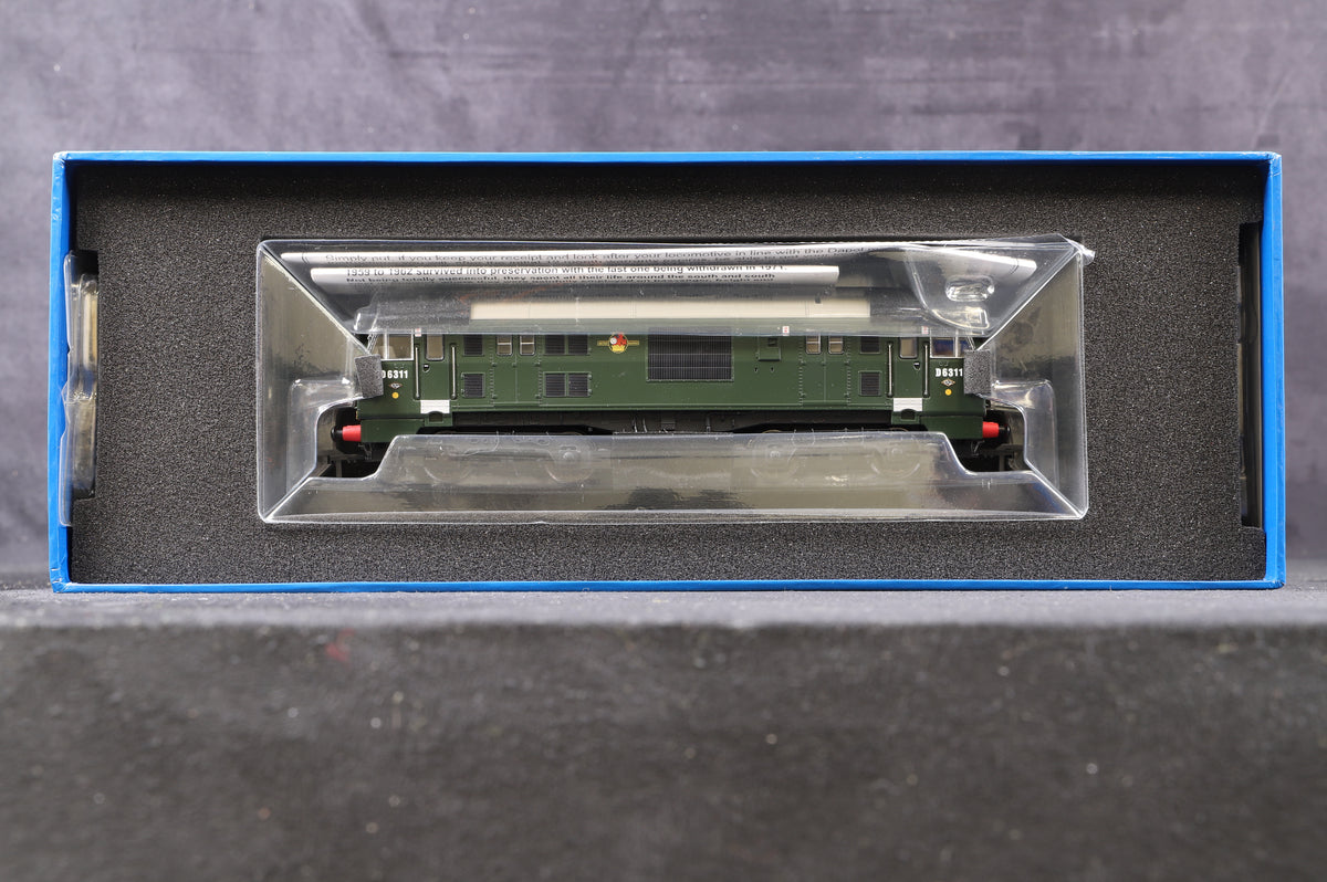 Dapol OO 4D-012-003 Class 22 &#39;D6311&#39; BR Green With Small Rectangular Yellow Panel Headcode Discs