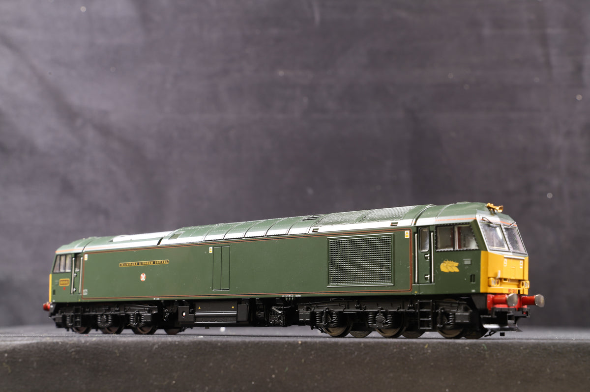 Hornby OO R2604 Class 60 &#39;60081&#39; &#39;Isambard Kingdom Brunel&#39; GWR Brunswick Green, Rail Exp. Ltd Ed, DCC Sound