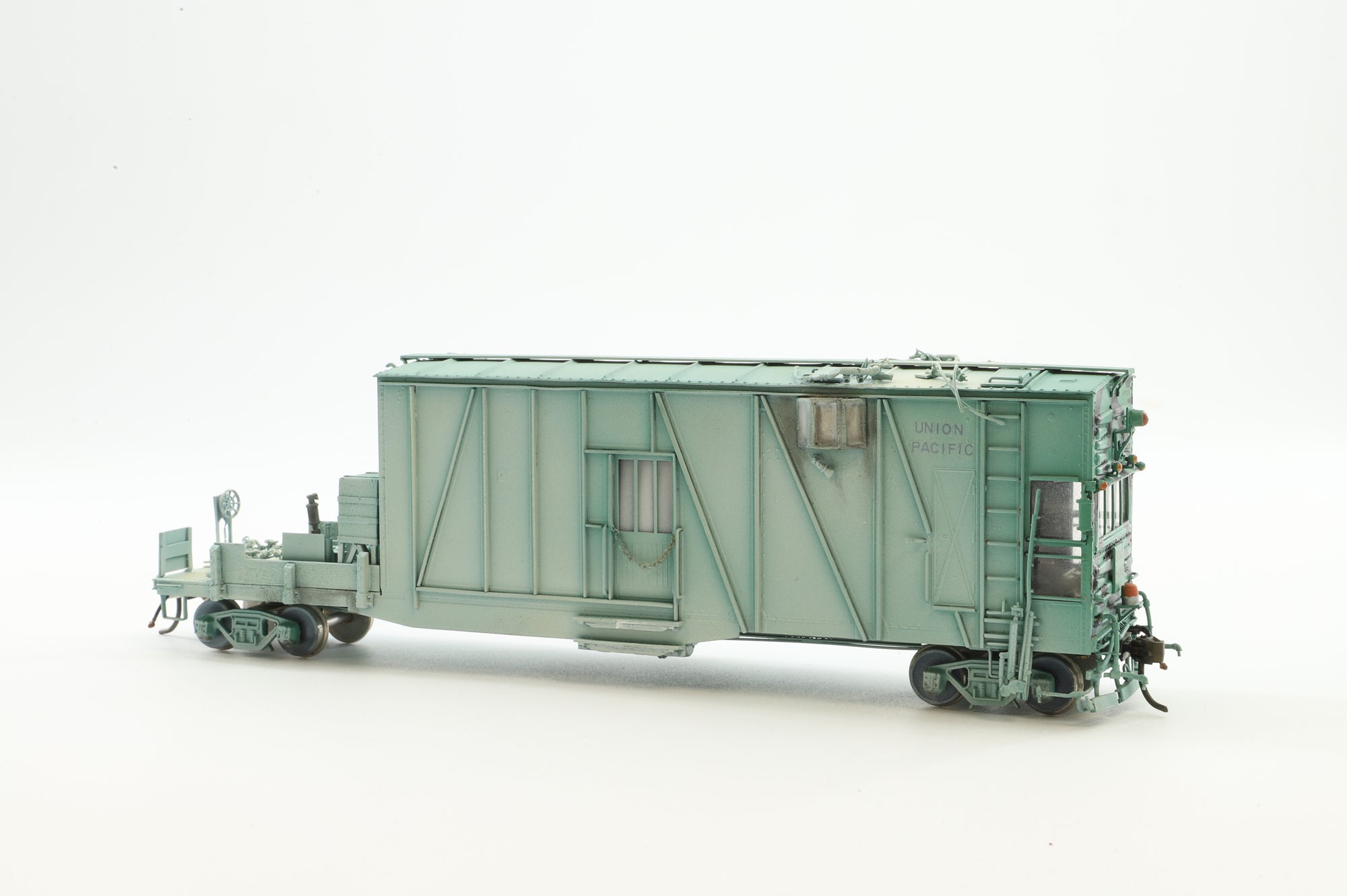 Overland Models HO Brass OMI-1304 MOW PRR Weed Sprayer set of 3 cars Painted by HH as PRR ex UP