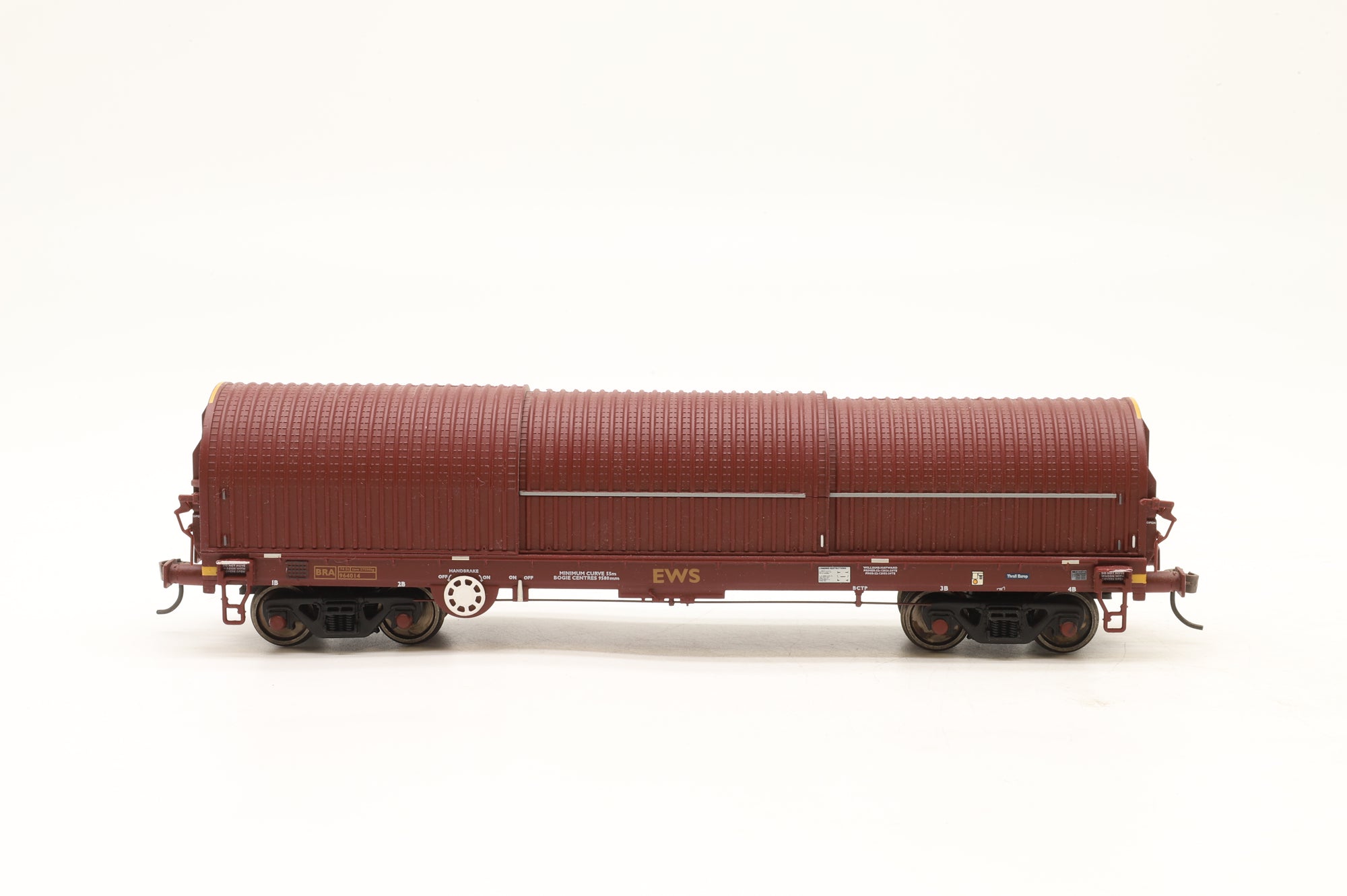Bachmann OO Rake of 6x BRA Wagons in EWS Liveries – Weathered