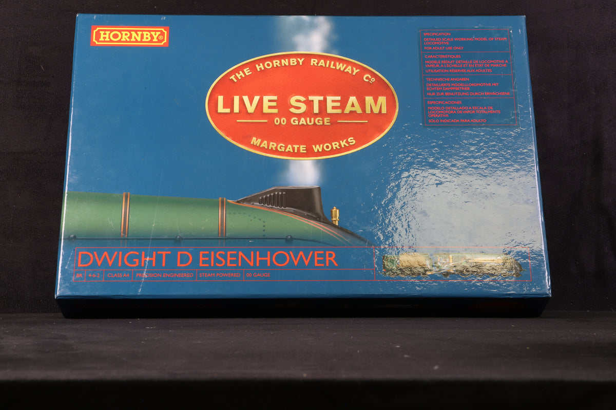 Hornby Live Steam OO R2277 Class A4 &#39;60008&#39; &#39;Dwight D. Eisenhower&#39; BR Green E/C