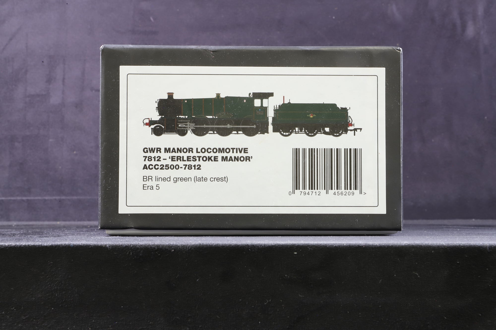 Accurascale OO ACC2500 Manor Class '7812' 'Erlestoke Manor' BR Lined Green L/C Weathered DCC Sound