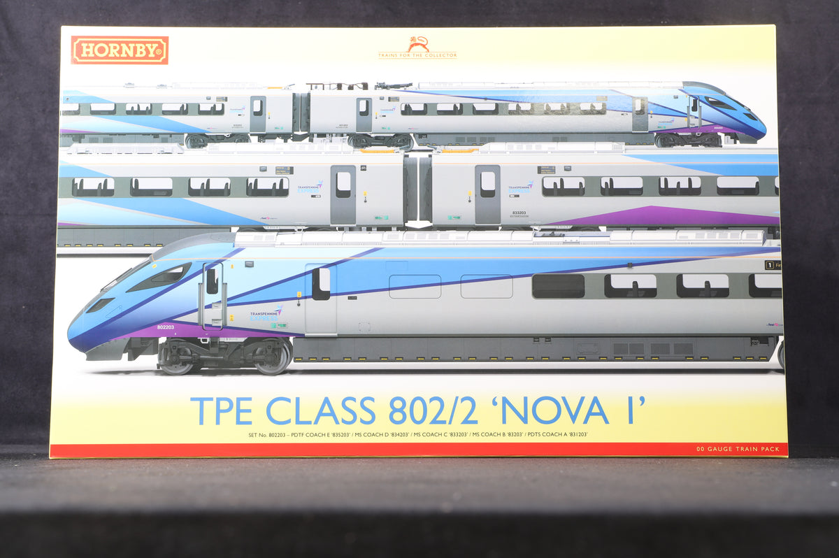 Hornby OO R3908 TPE Class 802/2 &#39;Nova I&#39; Train Pack