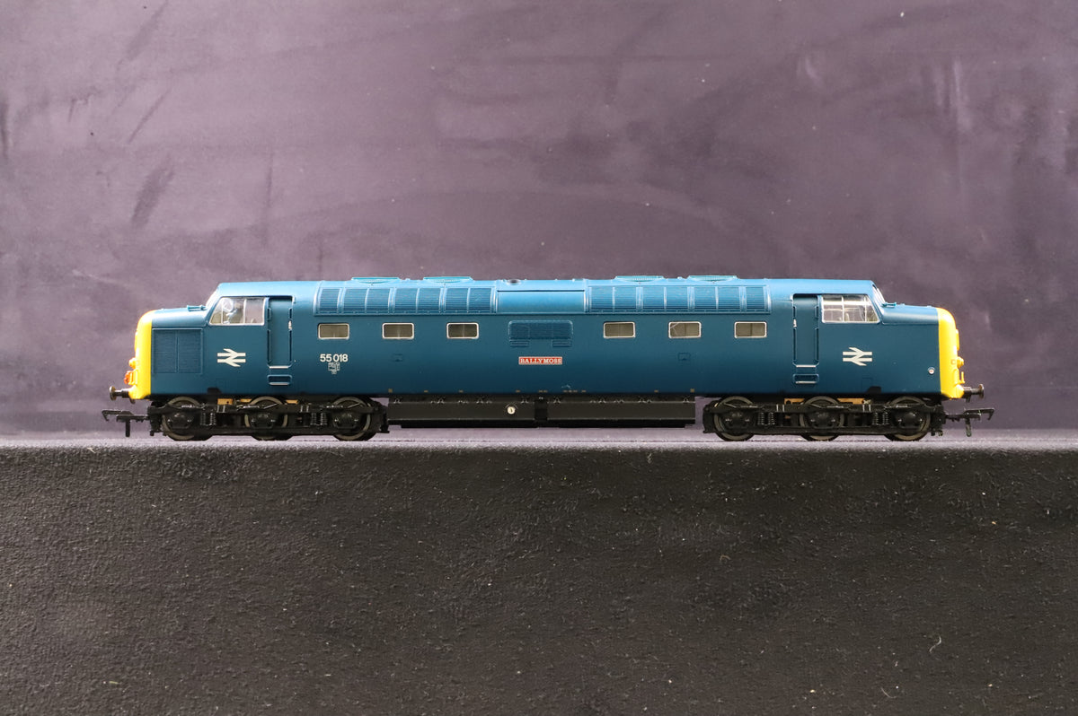 Bachmann OO 32-526DS Class 55 &#39;55018&#39; &#39;Ballymoss&#39; BR Blue DCC Sound
