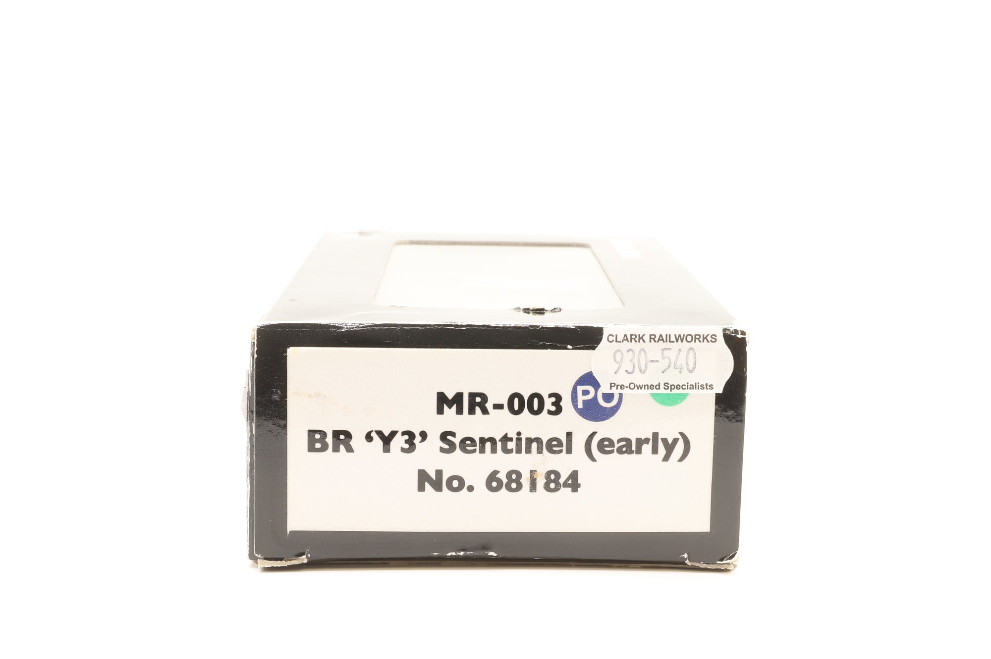Model Rail OO MR-003 Y3 Sentinel 68184 in BR Black w/ Early Crests