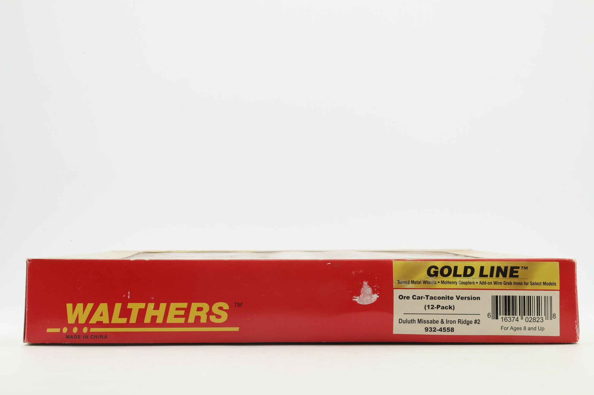 Walthers HO 932-4558 12-Pack of Taconite Ore Cars in DMIR Brown/Yellow