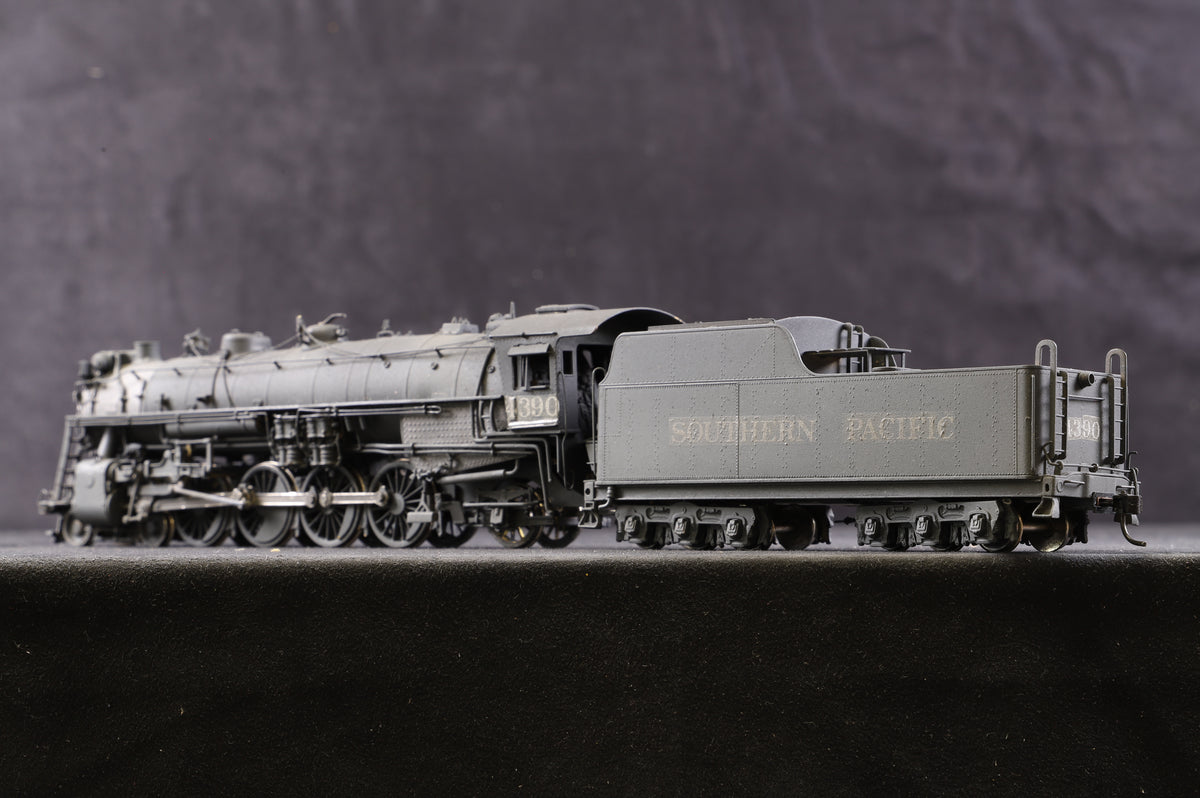 Alco Models HO Brass Southern Pacific 4-8-2 MT-2 &#39;4390&#39; Steam Locomotive, Weathered