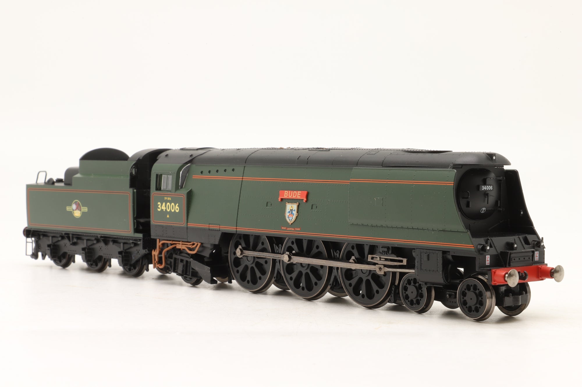 Hornby OO R3310 West Country Class 34006 'Bude' in BR Green L/C