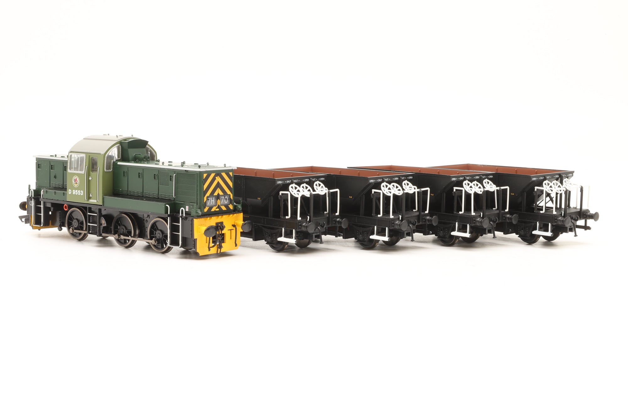 Heljan OO 1420 Forest of Dean Ballast Train Pack Incl. Class 14 & 4x Dogfish Wagons