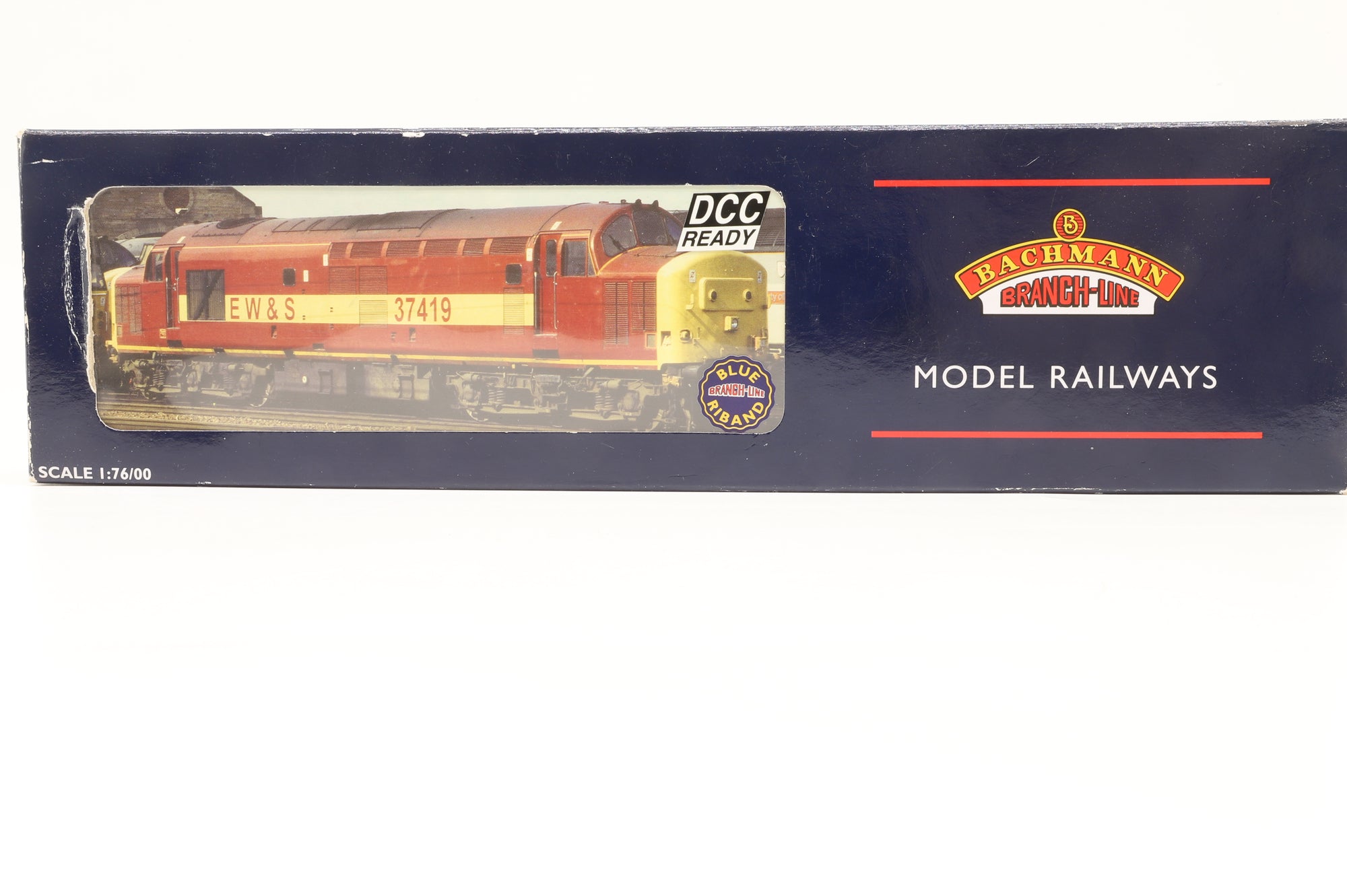 Bachmann OO 32-382 Class 37/4 '37410' BR Blue Large Loco 'Aluminium 100'