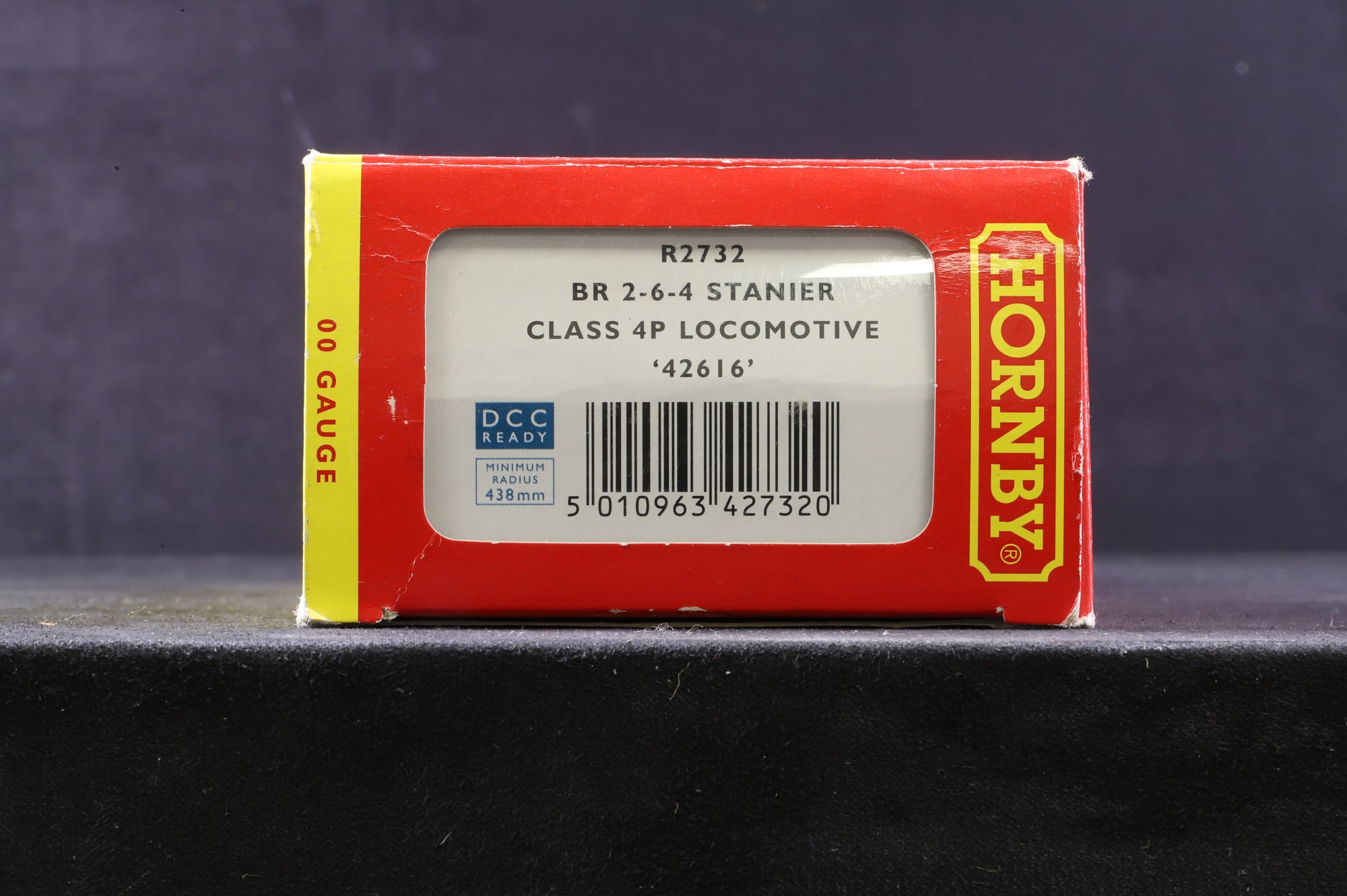 Hornby OO R2732 Stanier Class 4P '42616' BR Lined Black L/C Weathered DCC Fitted