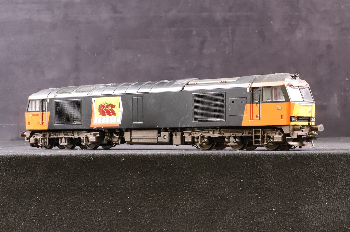 Hornby OO R2489 Class 60 &#39;60007&#39; Co-Co Diesel Electric Loadhaul/ EWS Weathered, DCC Sound