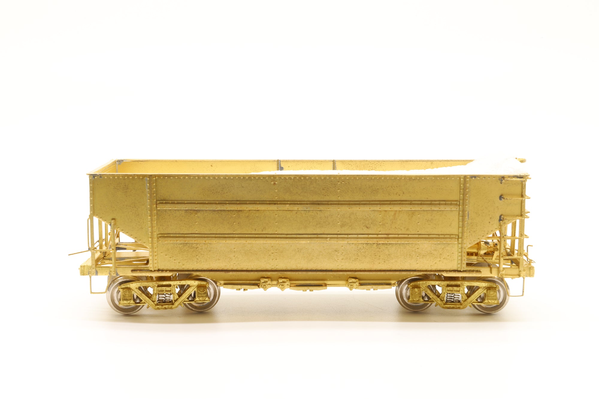 Overland Models HO Brass #32516-33499 Eria Ribbed-Side Hopper Unpainted