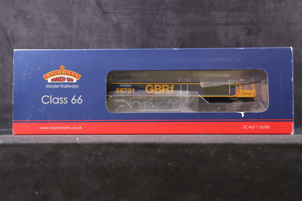 Bachmann OO 32-980 Class 66 &#39;66731&#39; &#39;interhubGB&#39; GBRf Europorte