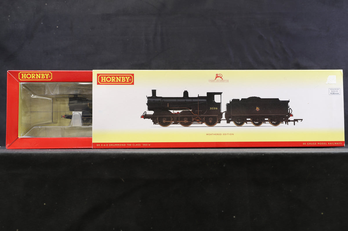 Hornby OO R3304 BR 0-6-0 Drummond 700 Class &#39;30316&#39;, Weathered
