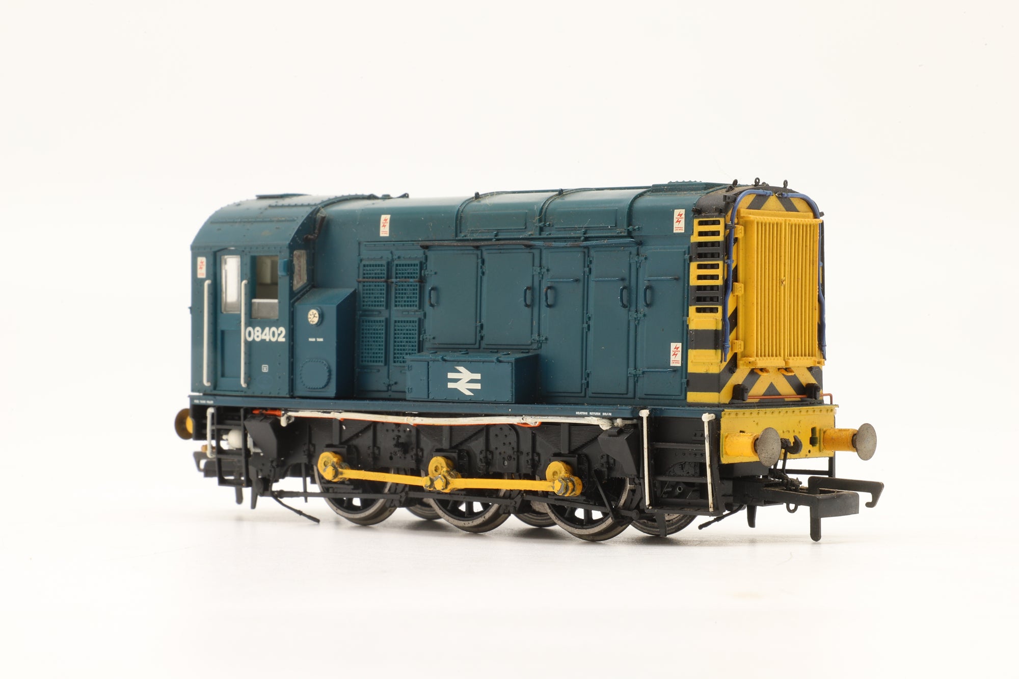 WORKSHOP Hornby OO R2418 CLass 08 08402 in BR Blue w/ Wasp Stripes