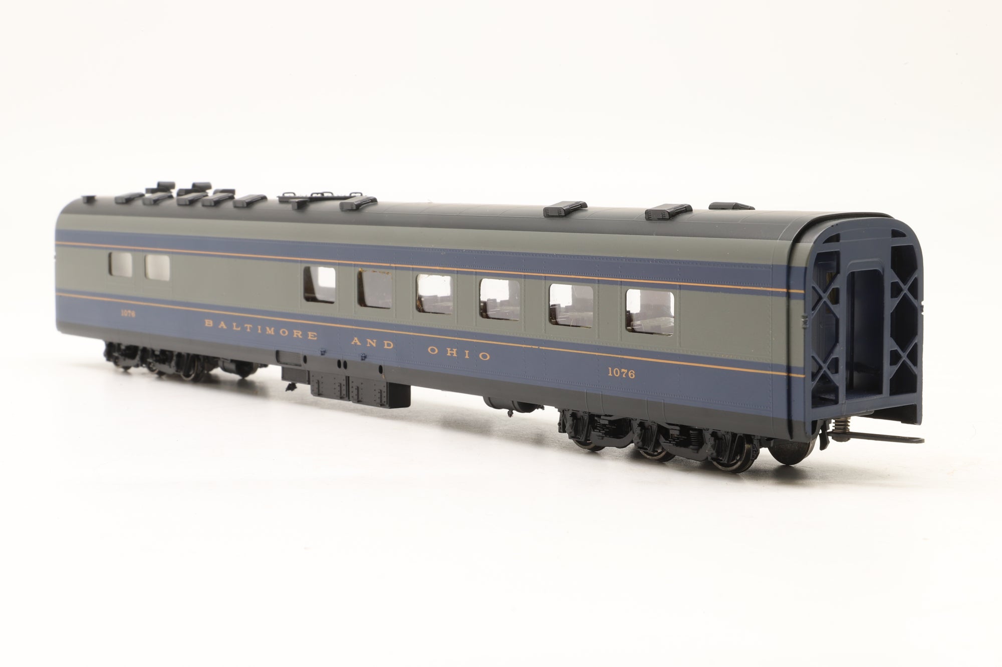 MTS Imports HO Brass Baltimore & Ohio Passenger Car Set 'The Royal Blue' Factory Painted