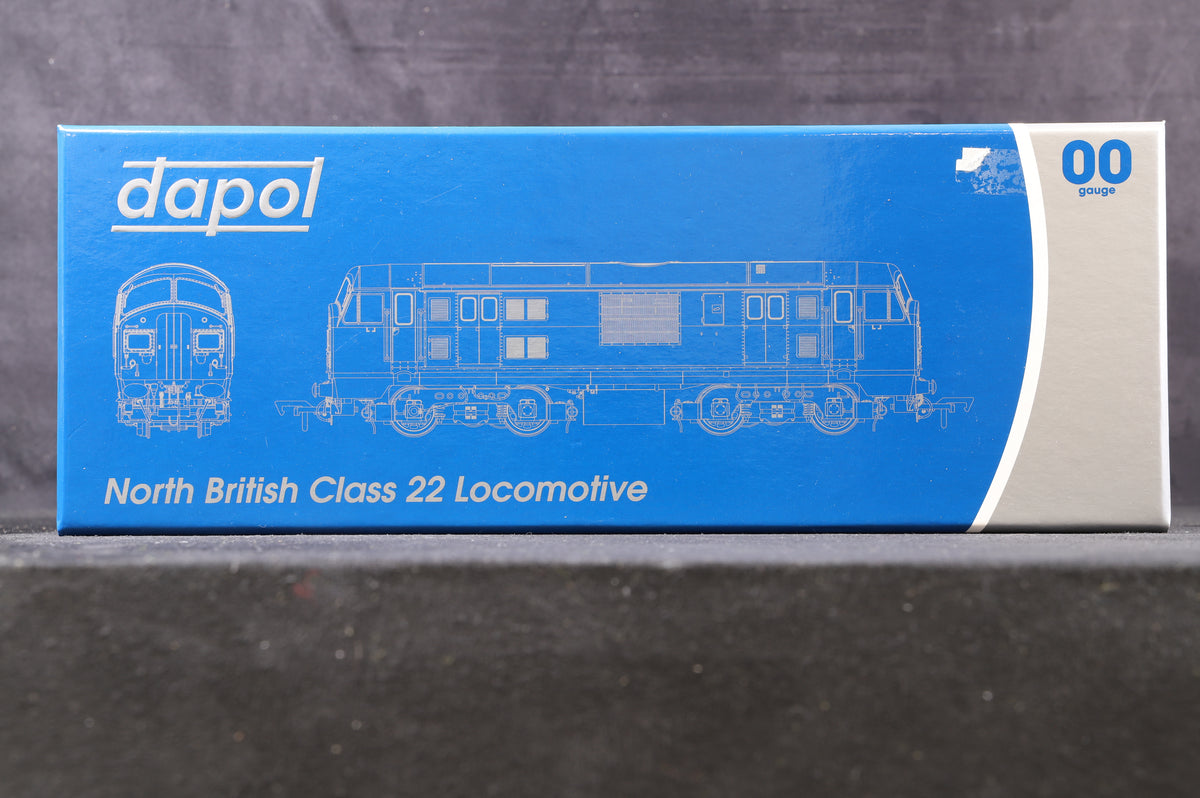 Dapol OO D1000G Class 22 &#39;D6316&#39; BR Green Split Headcode Box Small Yellow Warning Panel