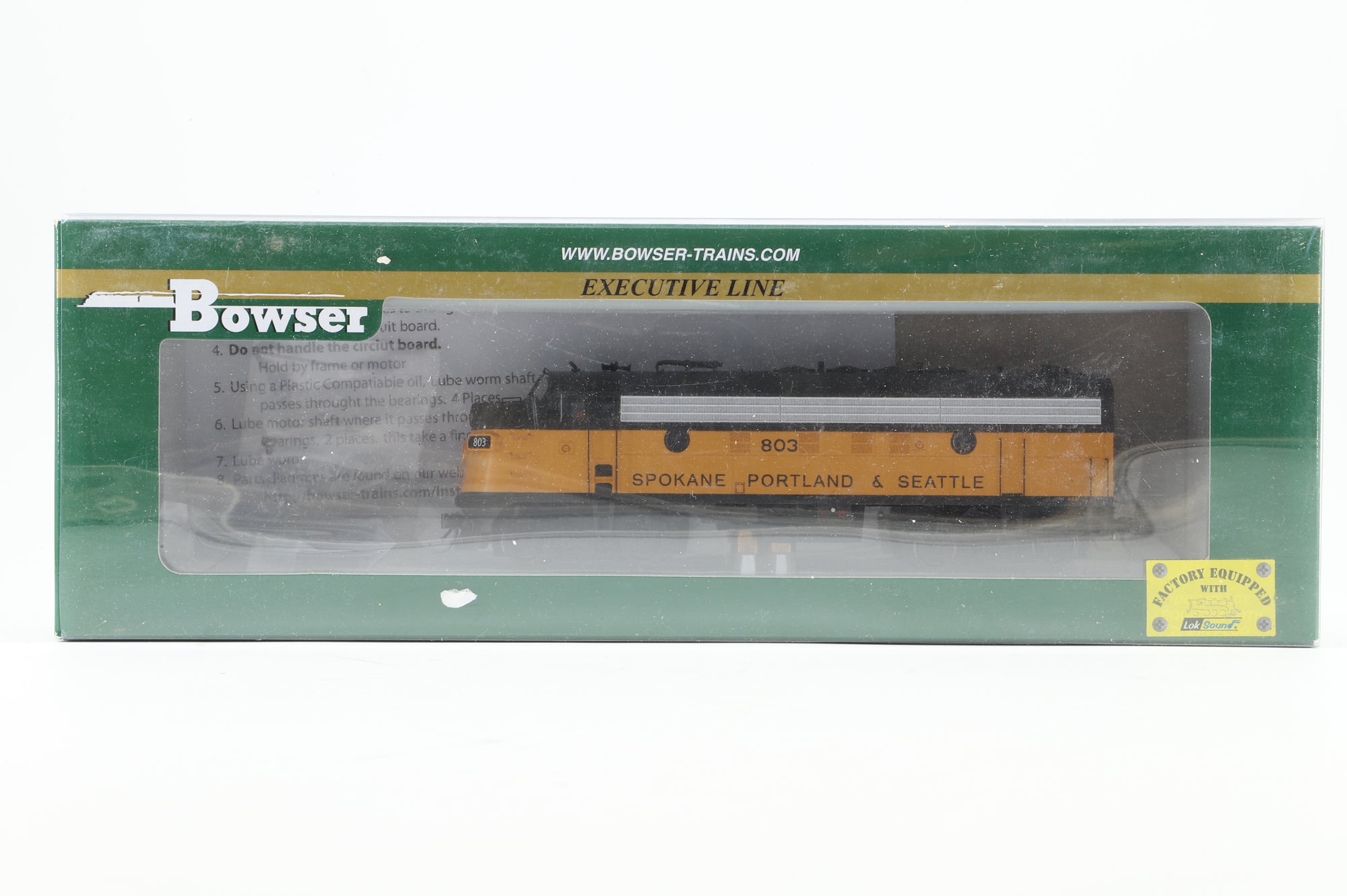 Bowser HO 24074 F-7 A Spokane Portland & Seattle '803', DCC Sound