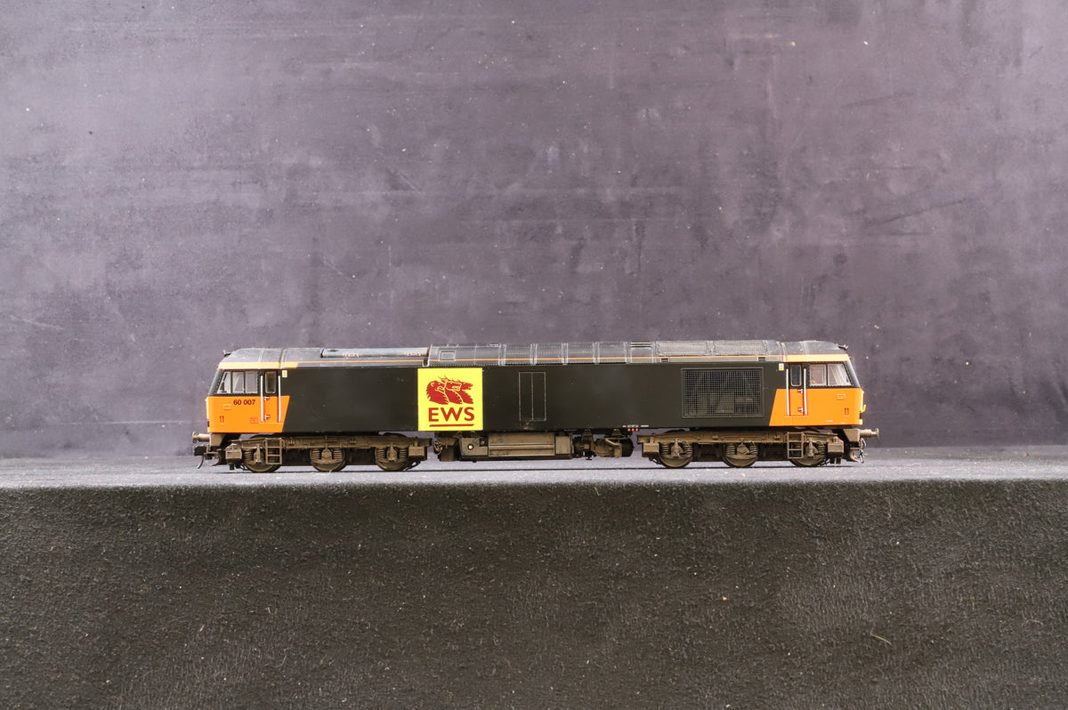 Hornby OO R2489 Class 60 &#39;60007&#39; Co-Co Diesel Electric Loadhaul/ EWS Weathered, DCC Sound