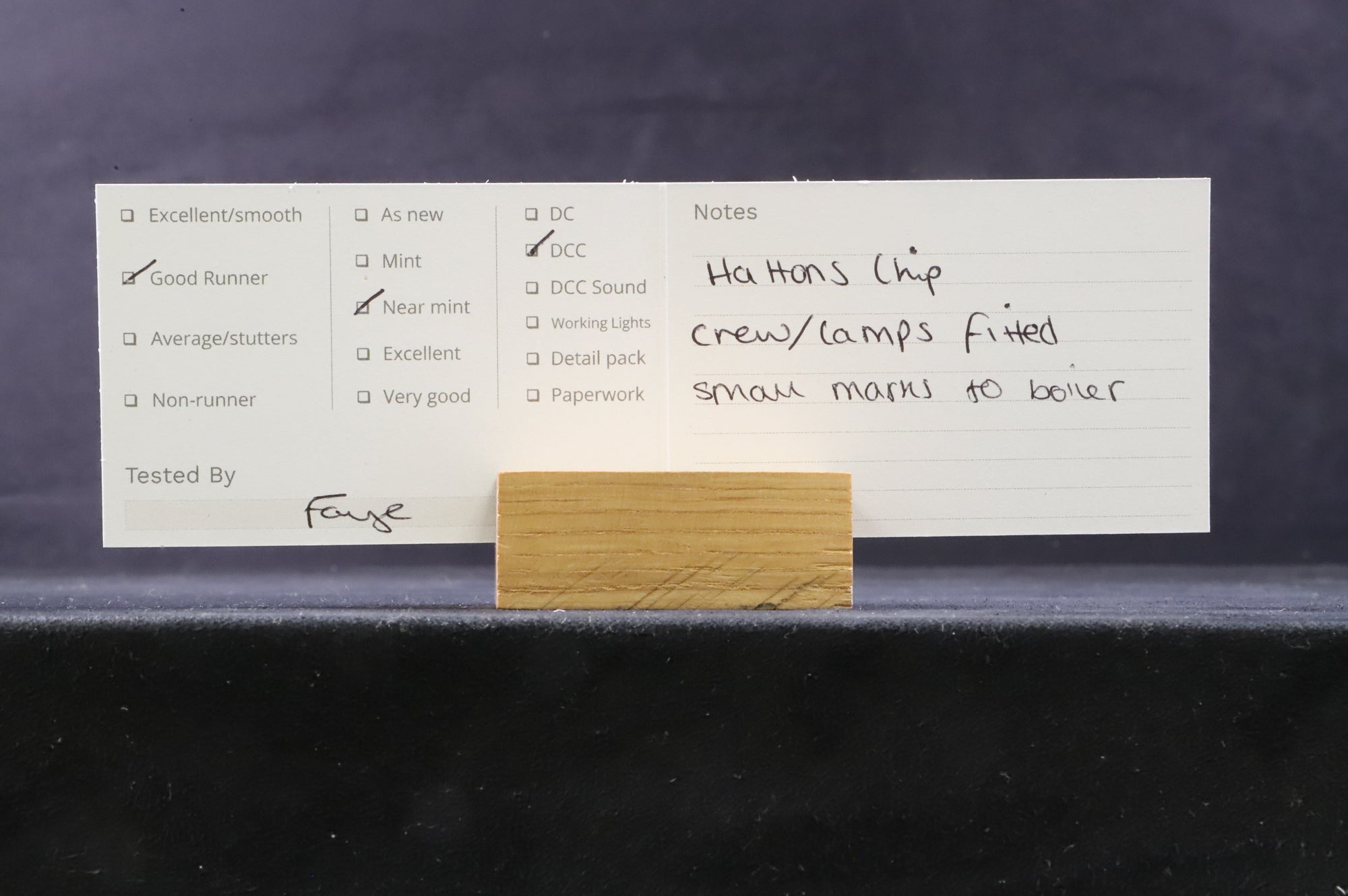 KMRC OO K2056 Beattie Well Tank BR Black L/Crest '30587'