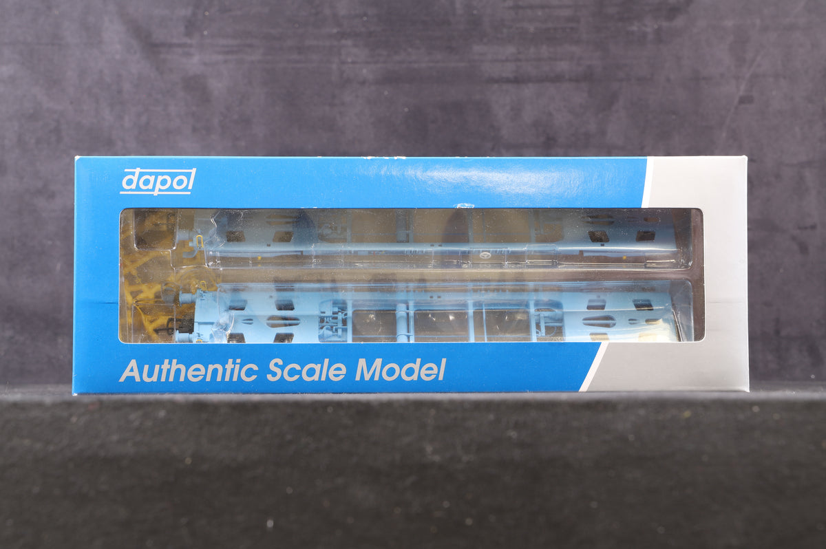 Dapol OO Rake of 2 Megafret Wagons inc. 4F-053-001 &amp; 4F-053-002.