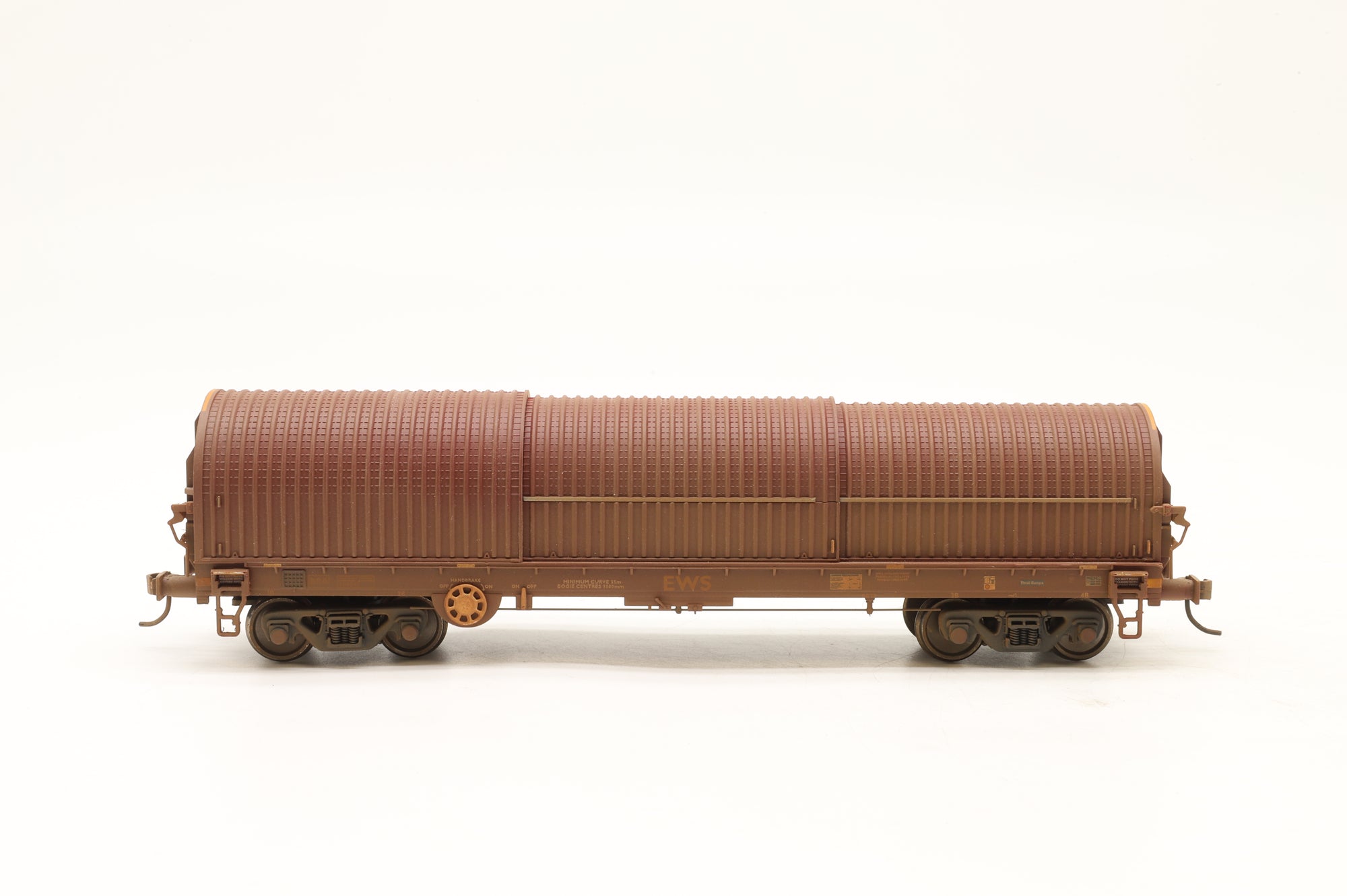 Bachmann OO Rake of 6x BRA Wagons in EWS Liveries – Weathered