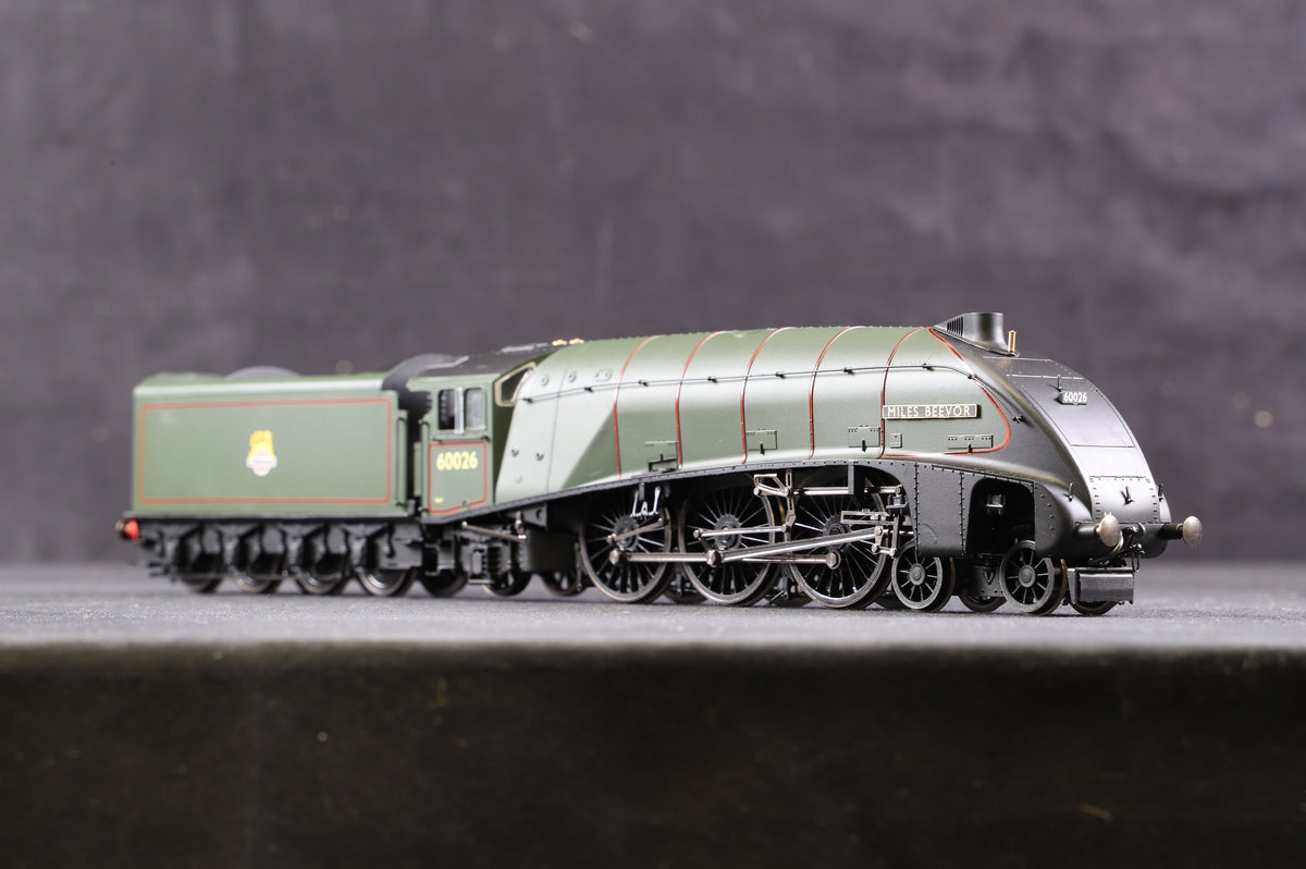 Hornby OO R3522 4-6-2 Class A4 &#39;60026&#39; &#39;Miles Beevor&#39; BR Green L/C