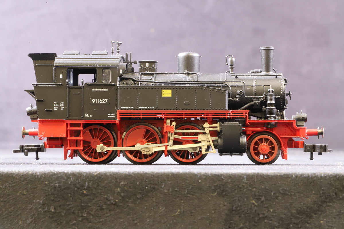 Fleischmann HO 4031K BR 91 Tank 911627 in Deutsche Reichsbahn Black/Red