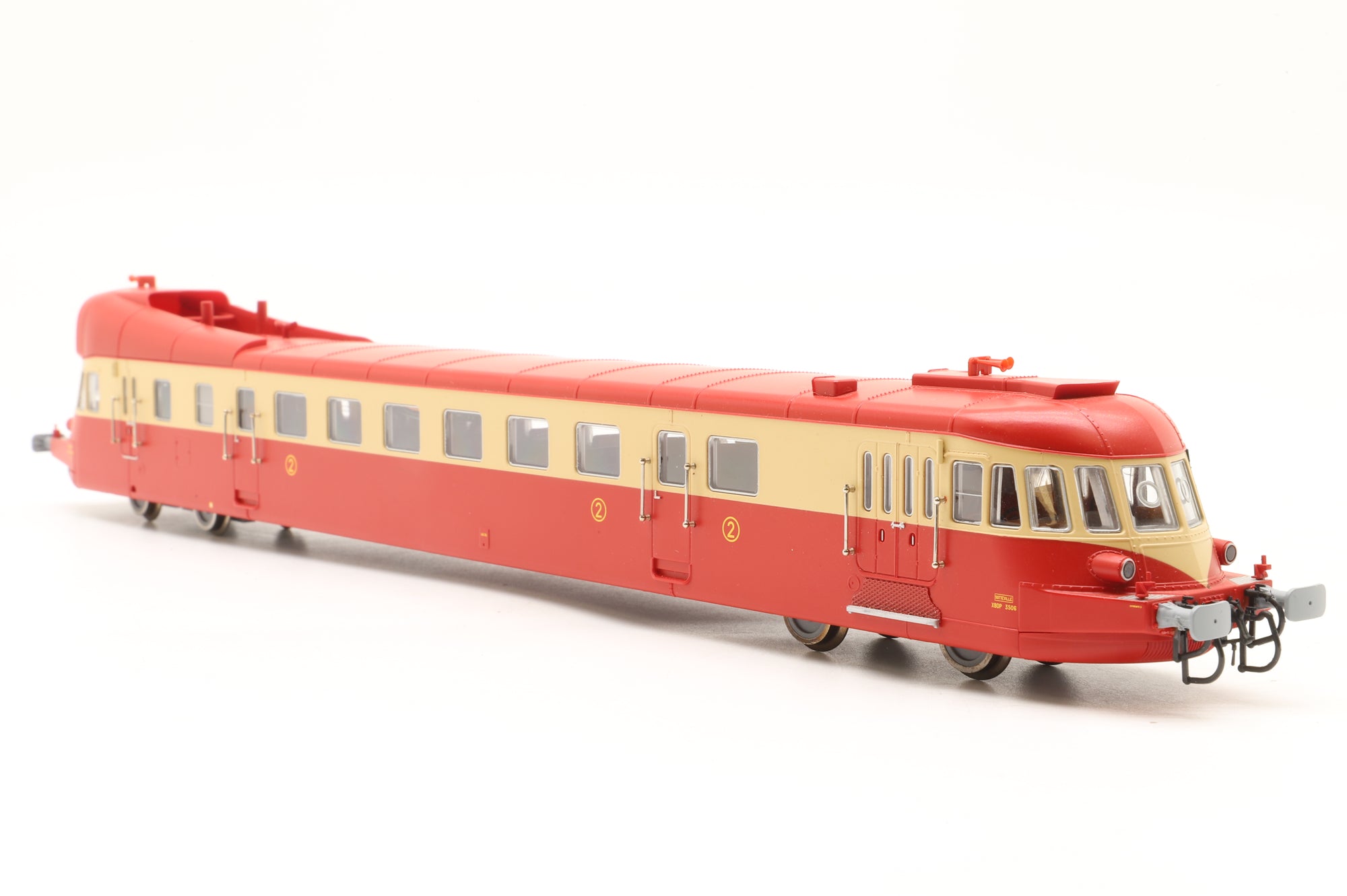 Electrotren HO 2140 Renault ABJ-3 Railcar in SNCF Red/Cream
