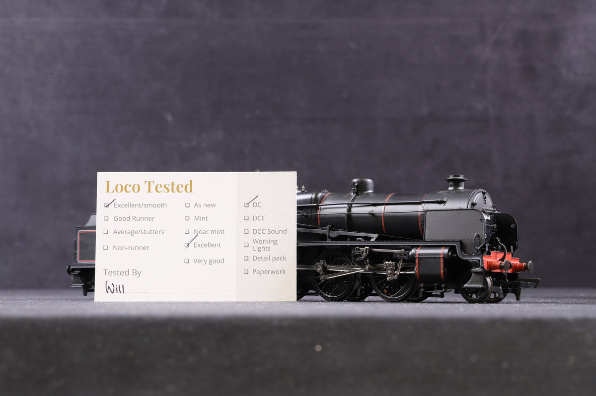 Bachmann OO 32-161 N Class 31863 BR Black Early Emblem Slope Sided Tender